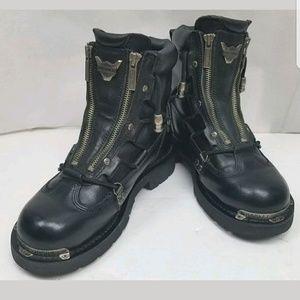 HARLEY DAVIDSON 81680 LEATHER MOTORCYCLE Boots